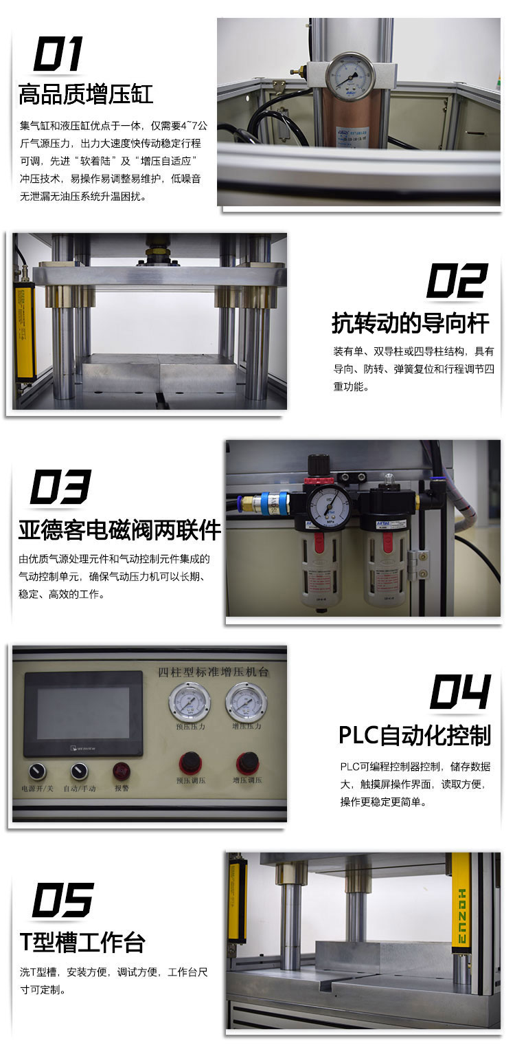 JRID四柱型氣液增壓機帶中板產(chǎn)品細節(jié)圖